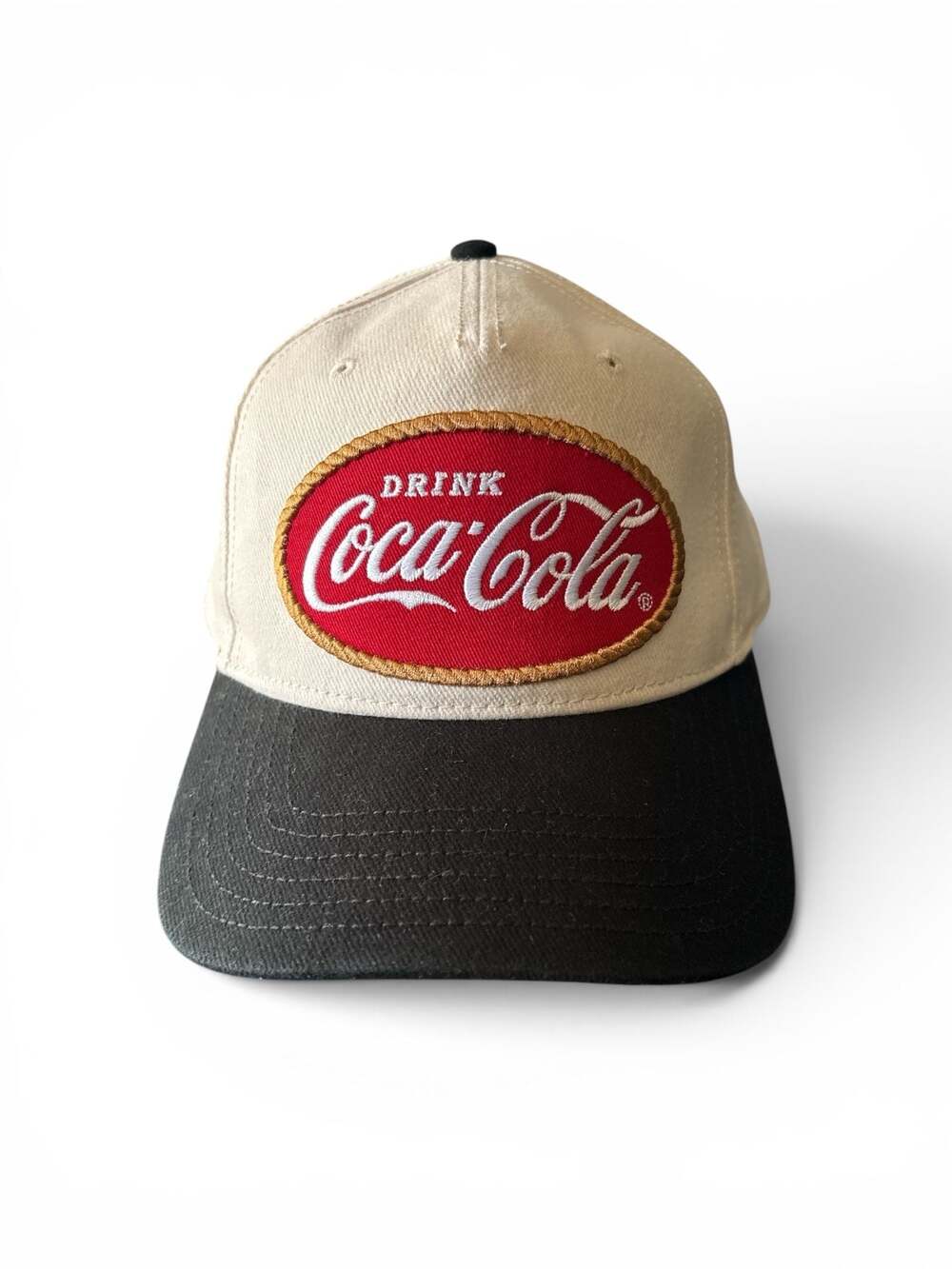 Vintage Coca‑Cola Logo Snapback Cap Retro Y2K Streetwear Aesthetic 🧢